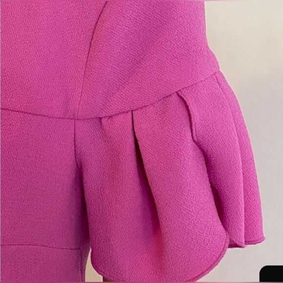 Trina Turk Jacinta Petal Sleeve Shift Dress Size 10 - Picture 4 of 9